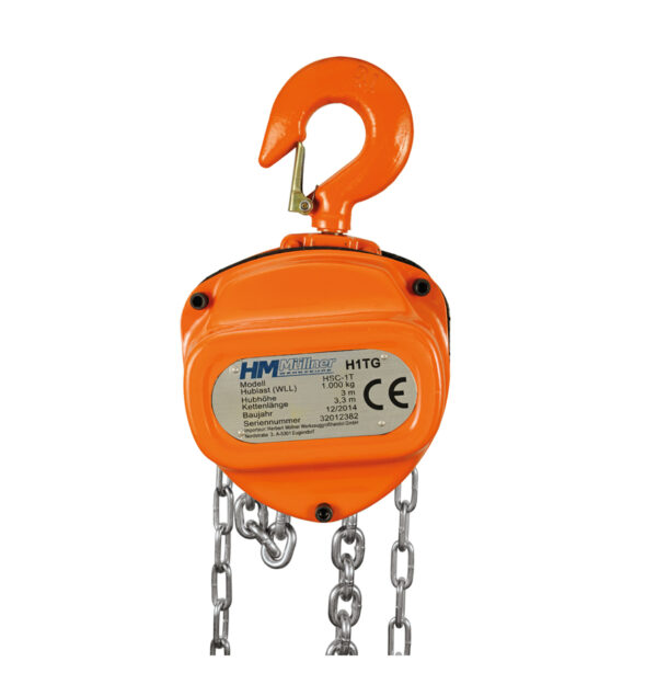 Handkettenzug 1 t Hublast: 1.000 kg Kettenstrang: 1 Hub-/Senkhöhe: 3,0 m