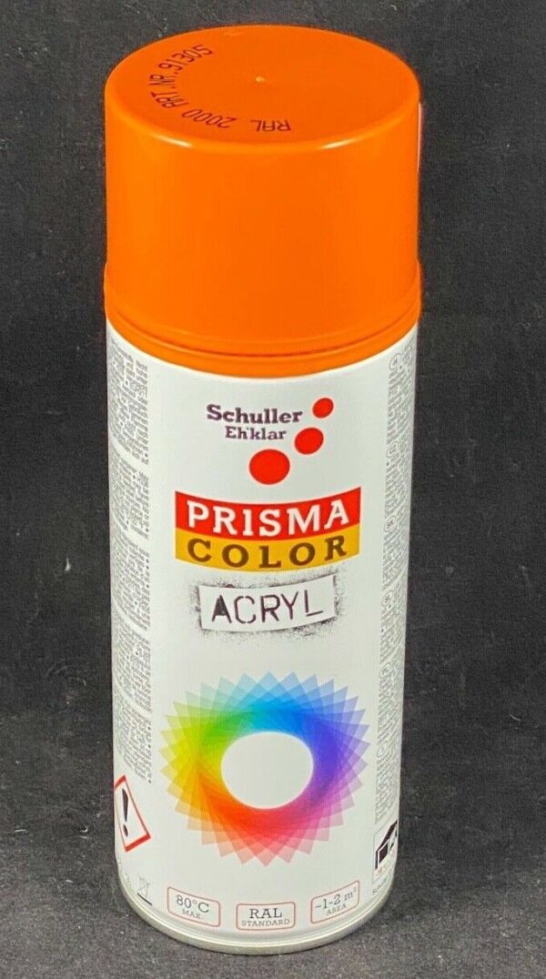 Prisma Color, Lackspray GLÄNZEND Farbe gelborange RAL2000