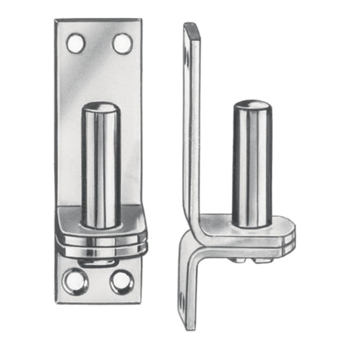 Plattenhaken Kloben zum Anschrauben blau verz. A=10mm