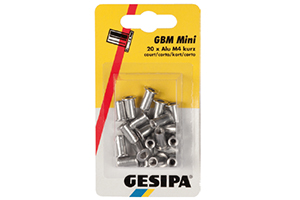 Blindnietmuttern Alu M4 kurz