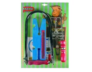 Laubsägegarnitur 6-tlg., deutsches Buchenholz