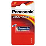 Knopfzelle Alkali Panasonic LR1 1,5V 907 mAh