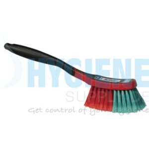 Multibürste/Felgenbürste, 310 mm, 290 mm, weich/gesplisst, schwarz