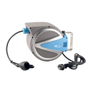 Kabeltrommel mit Wandbefestigung 15mtr. gummi 3X1,5