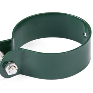 Zaunpfahlschelle für Maschendrahtzaun grün 50mm