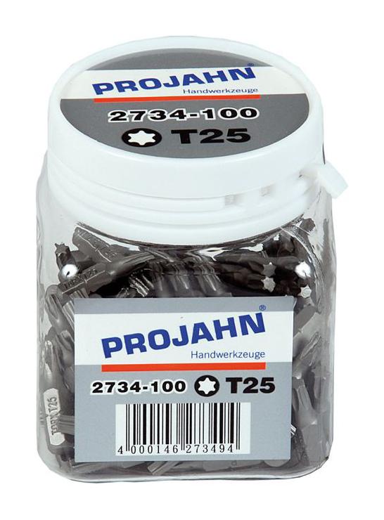 Projahn 1/4" Bit L25 mm TX T30 100er Pack