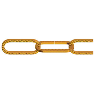 Zierkette Eisen Vermessingt 3,0/28mm