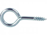 Ringschrauben Typ 1 - Stahl verzinkt - Kopfdurchmesser 10 mm - Länge 20 mm - Drahtstärke 3,3 mm a.1S