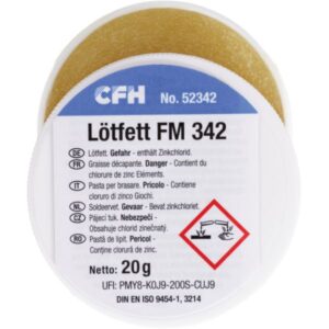 Lötfett 20gr.Flussmittel zum Weichlöten von Kupfer und Kupferlegierungen für allgemeine Lötarbeiten,