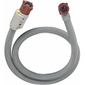 Haas Zulaufschlauch Watersafe grau, 3/4", 2000, für Wasch/Spülmaschine, Kunststoff