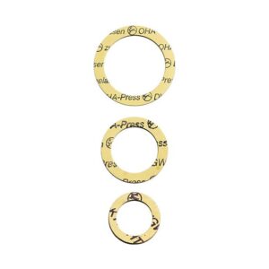 Verschraubungsdichtung 10X18  1/2 Zoll    gelb