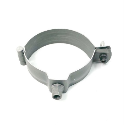 Schraubrohrschelle mit Gewindemutter M10 DN100 Reinzinkt