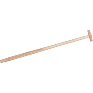 Spatenstiel, Buche gespitzt, mit T-Griff gerade 950 mm