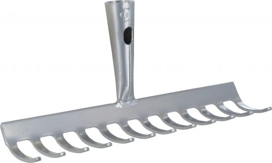 TRIUSO Gartenrechen 16 Zinken, 41 cm