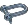 Schäkel hochfest, gerade Form mit Schraubbolzen, Form A, verzinkt