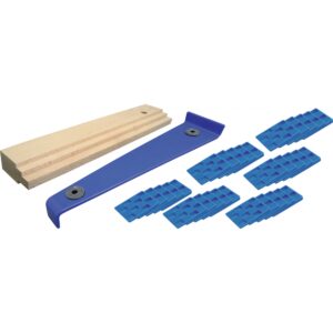 Verlegeset für Dehnfugen, zum Parkett u. Laminat verlegen, 57 x 45 x 2-7 mm