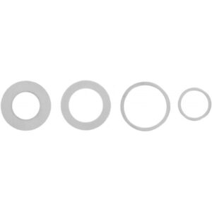 Reduzierringset  für Kreissägeblätter, Set mit 4 Stück: 20 mm auf 16 mm, 30 mm auf 16 mm, 30 mm auf