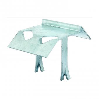 Alberts Auflaufstütze, mit angeschw.Mauerk., feuerverzinkt, 125