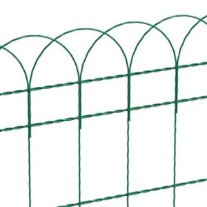 Ziergeflecht Rondo, Stahl, verzinkt grün kunststoffbeschichtet, 10 m x 400 mm, Maschen 150 x 90 mm,