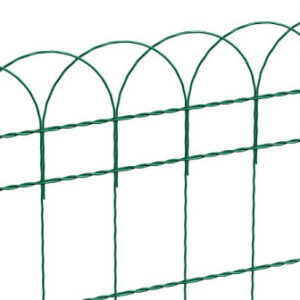 Ziergeflecht Rondo, Stahl, verzinkt grün kunststoffbeschichtet, 10 m x 650 mm, Maschen 150 x 90 mm,