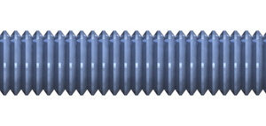 Gewindeschraube DIN 965 , Flachsenkkopf, M 4 x 12 mm, Vollgewinde, PZD 2, Stahl, verzinkt, blau pass