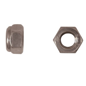 Sechskant-Sicherungsmutter DIN 985 , M 10 mm, Stahl, verzinkt, blau passiviert, 50 Stk.