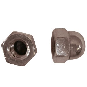 Hutmutter DIN 1587 , M 12 mm, Stahl, verzinkt, blau passiviert, 25 Stk.