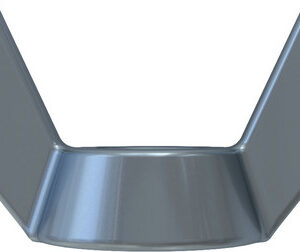 Flügelmutter , M 10 mm, Stahl, verzinkt, blau passiviert, 1 Stk.