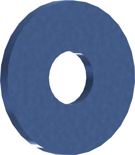 Karosseriescheibe , D 8,4 x 20 mm, Stahl, verzinkt, blau passiviert