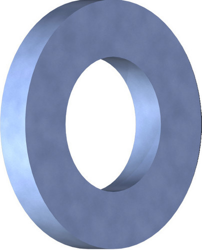 Unterlegscheibe DIN 125 , D 10,5 mm, Stahl, verzinkt, blau passiviert, 100 Stk.