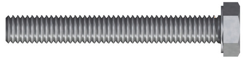 Sechskantkopf, M 8 x 60 mm, Vollgewinde, SW 13, Edelstahl A2, gebeizt, passiviert, 1 Stk.