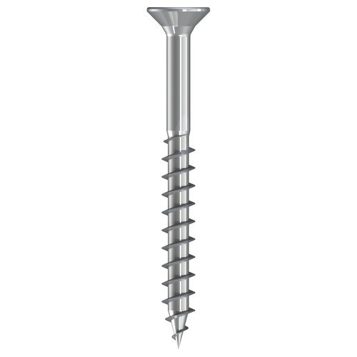 Q200 plus Spanplattenschraube, Flachsenkkopf, 3,5 x 40 mm, Teilgewinde (L1), TX 10, Edelstahl A2, ge