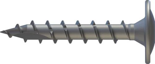 Pfostenschraube , Tellerkopf, 8,0 x 40 mm, Vollgewinde, TX 40, Stahl, RUSPERT®, silber, EN 14592:200