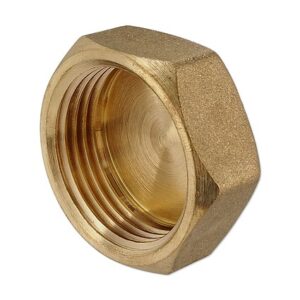 Messing Gewindefitting-Kappe 1'' IG