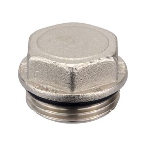 Messing Gewindefitting-Stopfen 1'' AG mit O-Ring