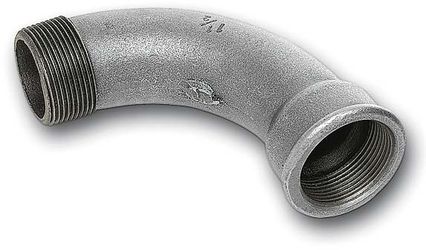 Bogen, verzinkt, 90 m. Innen- u. Aussengewinde, 1 1/4" Nr.1