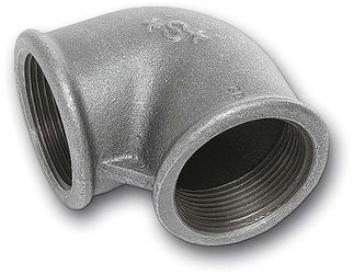 Winkel, verzinkt, 90 m. Innengewinde, 3/8" Nr.90