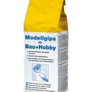 Modellgips 1,5kg Sack f. Bau und Hobby Decotric