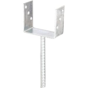 Pfostenträger Verz. U-Form 141mm