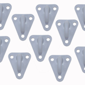 Dreilochplanenhaken Kunststoff 10 Stück