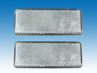 Reflektor rechteckig, klar