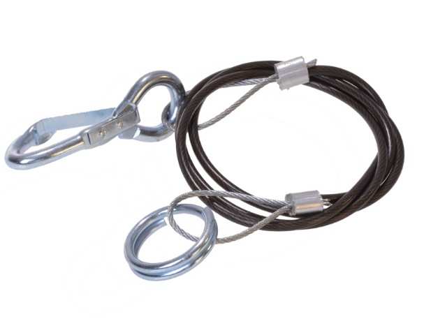 Abreißseil mit Haken und Ringen