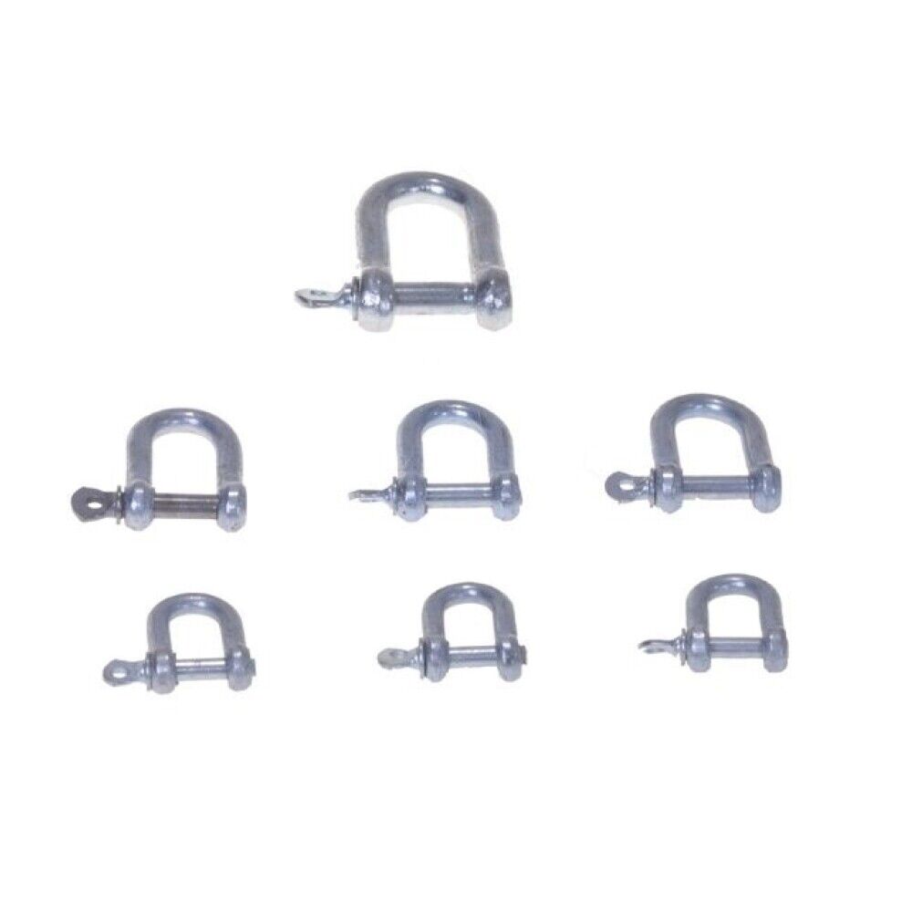 Schäkel Set verschiedene Größen für Anhänger Deichsel Bordwand