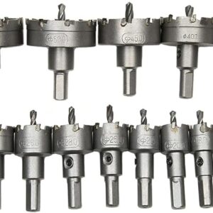 Lochsäge 1 Stück Hartmetall Lochsäge 22 mm TCT Lochsäge Hartmetall Bit Edelstahl Hartmetall Bit Meta