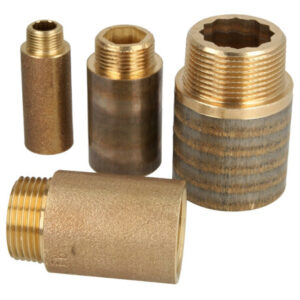 Hahnverlängerung, Rotguss, AG konisch 1/2", 40,0 mm, f. Gas- u. Wasserinst.