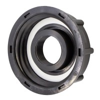 VARIOSAN IBC Adapter Kappe 14506, S60x6, 1/2" Innengewinde, Kunststoff, schwarz