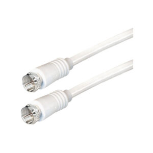 SAT-Anschlussleitung 75 Ohm, digitaltauglich 1,5 m, weiß