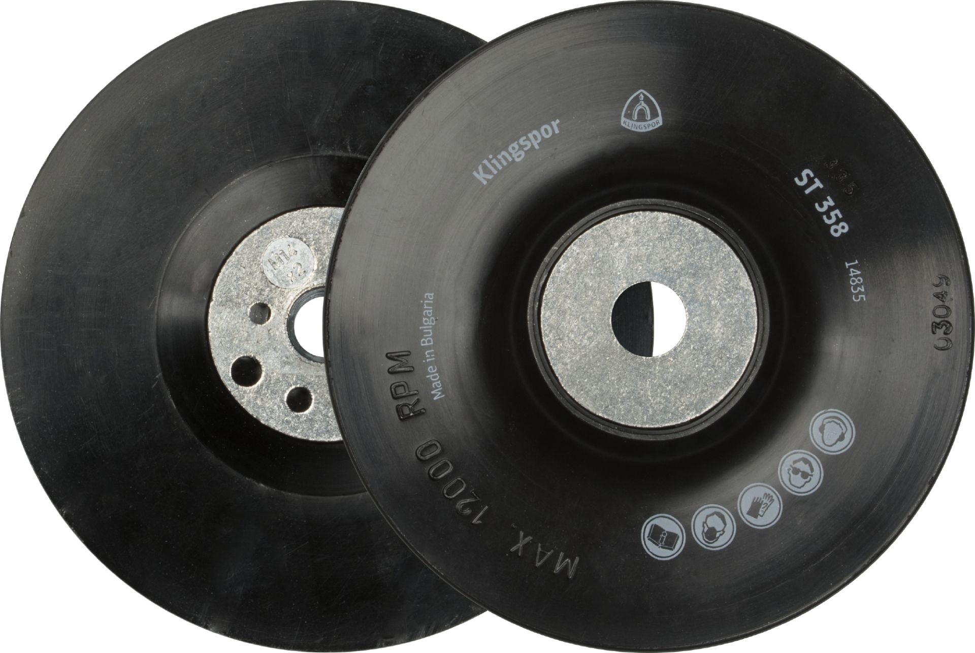 KLINGSPOR Stützteller ST 358 ST 358 FI-Stützteller, 180 mm Gewinde M 14