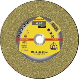 Trennscheibe A 24 Extra D115x2.5mm gekr. Stahl Bohr.22.23mm KLINGSPOR