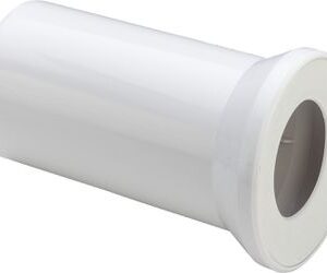 WC-Anschluss-Stutzen 400mm lang, Farbe: weiss